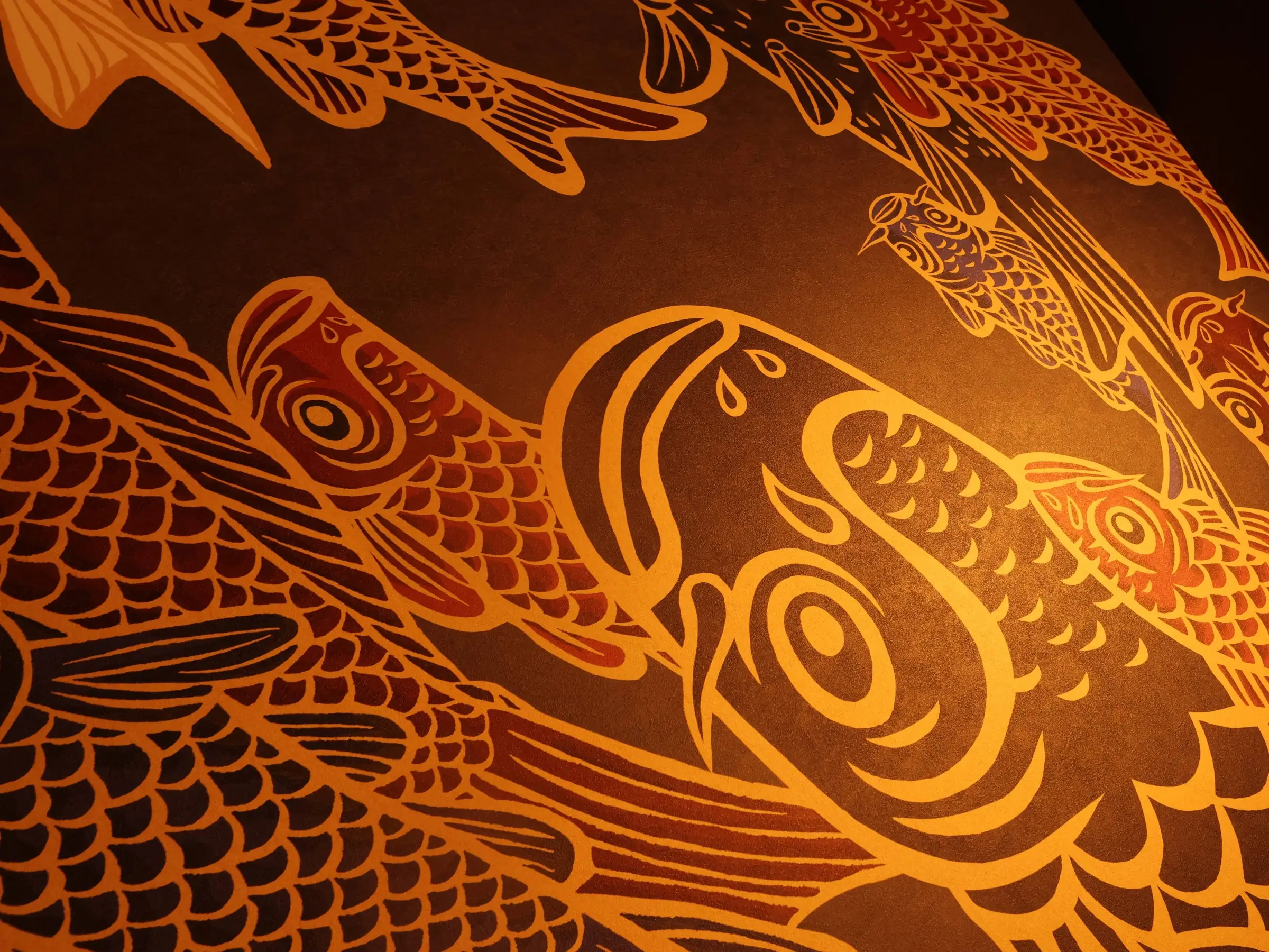 鯉のぼりの階段